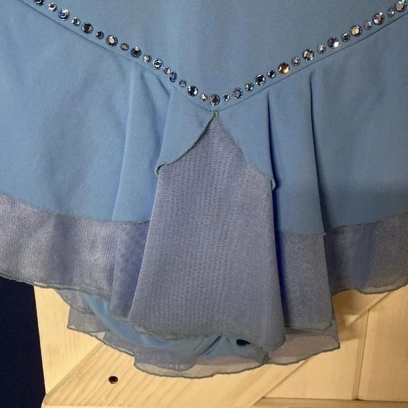 Figure Skating Custom Rhinestone Competition Long Sleeve Dress - Picture 2 of 10